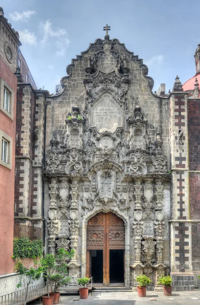 圣弗朗西斯科教堂，马德罗街，墨西哥城 — 图库照片