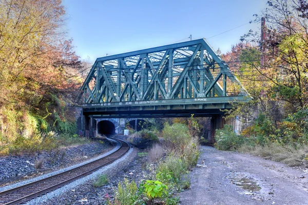 Pistas de tren de Jersey City —  Fotos de Stock