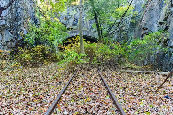 Pistas de tren de Jersey City — Foto de Stock