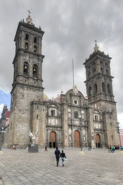 プエブラ大聖堂 - メキシコ — ストック写真