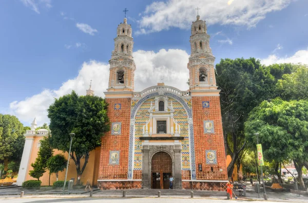Het heiligdom van onze-lieve-vrouw van Guadalupe - Puebla, Mexico — Stockfoto