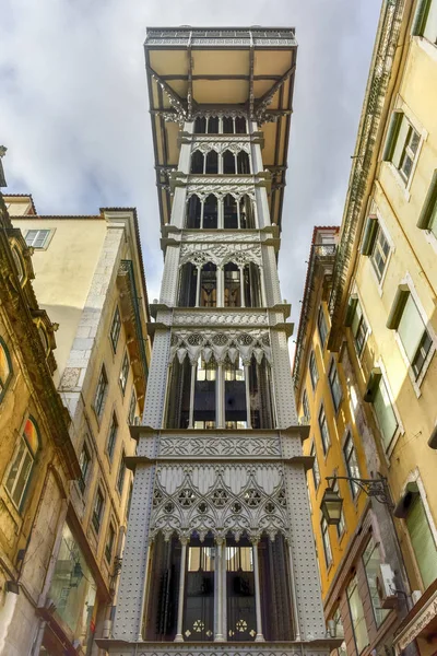 Santa Justa Lift - Lissabon, Portugal — Stockfoto