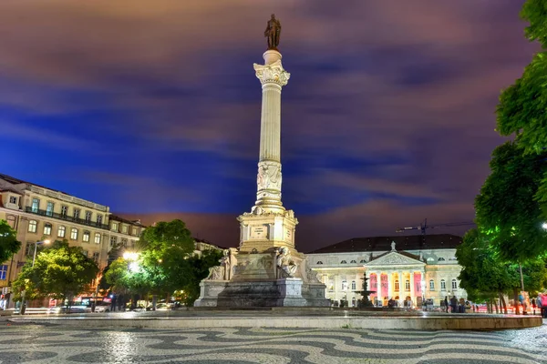 Rossio Square - Lisbon, Portugal — 스톡 사진