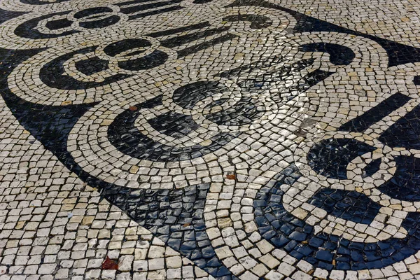 Mosaic Street - Lisbon, Portugal — Stock Photo, Image