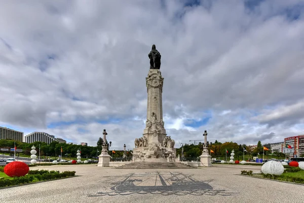 Marqués de la Plaza Pombal Lisboa, Portugal —  Fotos de Stock