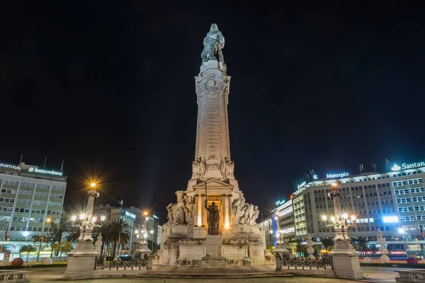 Markiz Pombal Square - Lizbona, Portugalia — Zdjęcie stockowe