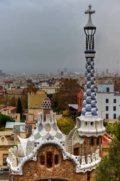 Parque Güell en Barcelona —  Fotos de Stock