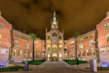 Hospital Sant Pau Recinte Modernista -Barcelona, Spain clipart