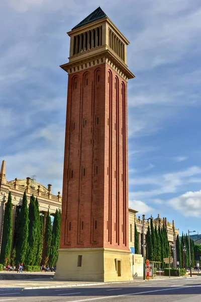 Venetian Tower - Barcelona, Espanha — Fotografia de Stock