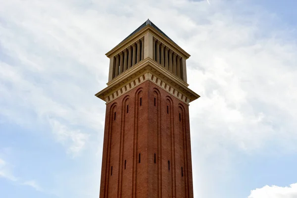 Venetian Tower - Barcelona, Spain — Stock Photo, Image