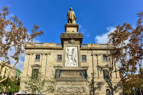 Monument Antoni Lopez i Lopez - Barcelona — Stockfoto