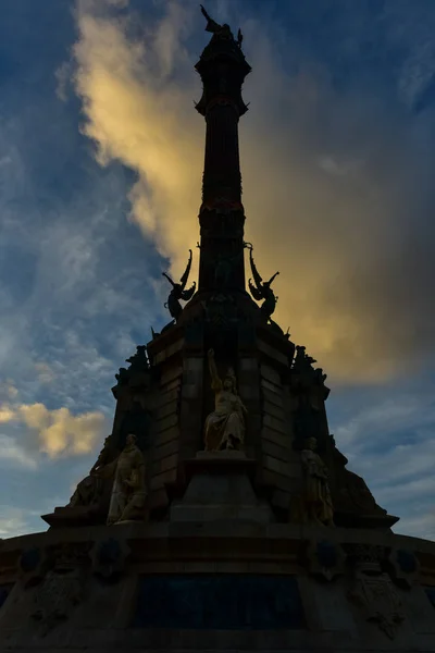 Μνημείο του Κολόμβου - Βαρκελώνη, Ισπανία — Φωτογραφία Αρχείου