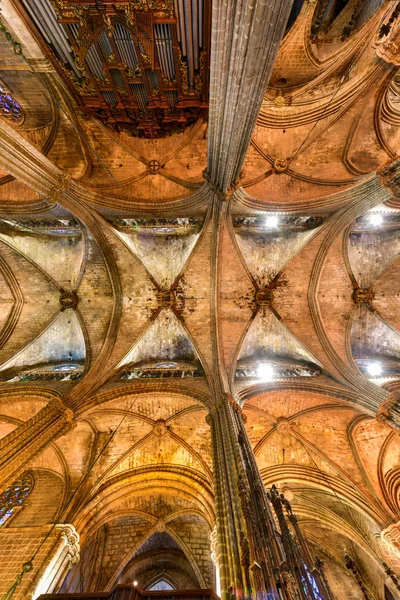 Barcelona katedrális, Spanyolország — Stock Fotó