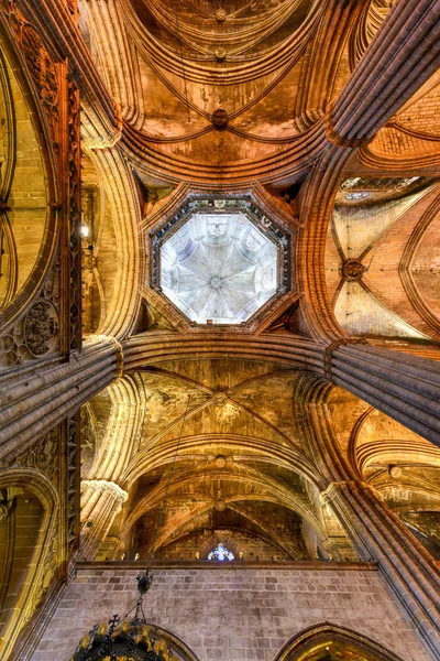 Barcelona katedral, Spanien — Stockfoto