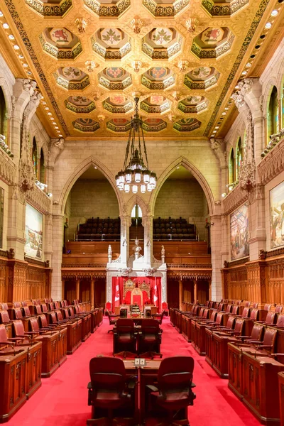 Senat Budynek Parlamentu - Ottawa, Kanada — Zdjęcie stockowe