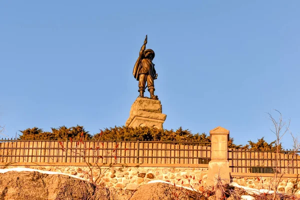 Samuel de Champlain standbeeld - Ottawa, Canada — Stockfoto