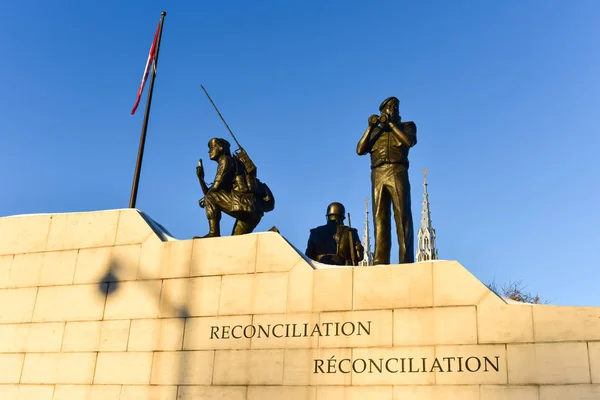 Reconciliation: The Peacekeeping Monument - Ottawa, Canada — Stock Photo, Image