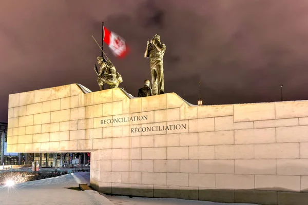 Reconciliation: The Peacekeeping Monument - Ottawa - Canada — Stock Photo, Image