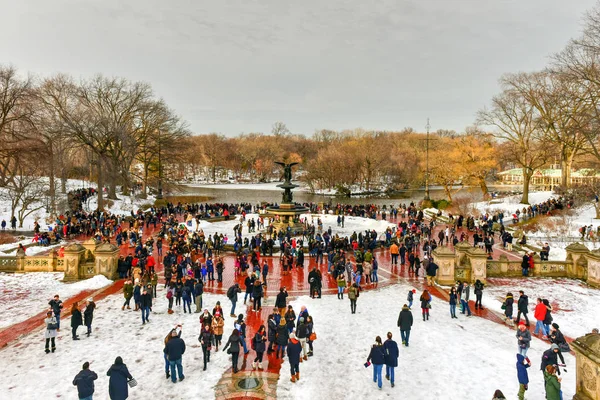 Bethesda Fountain - Central Park — Stock Photo, Image