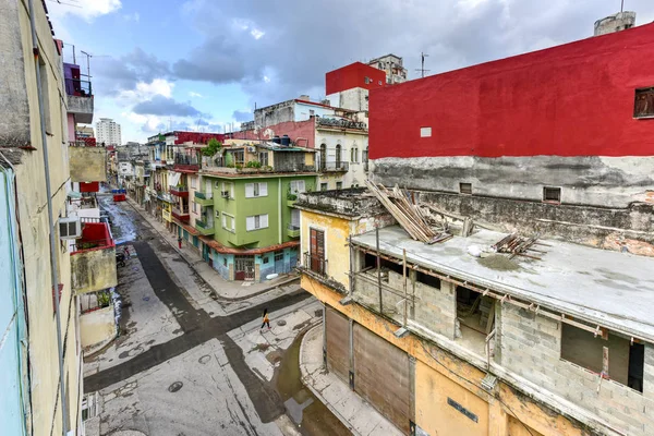 Luchtfoto - oud Havana, Cuba — Stockfoto