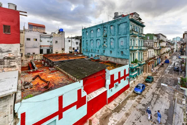 Aerial View - Old Havana, Cuba — Stock Photo, Image