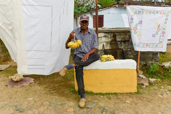 Vendeur de bananes - Cuba — Photo