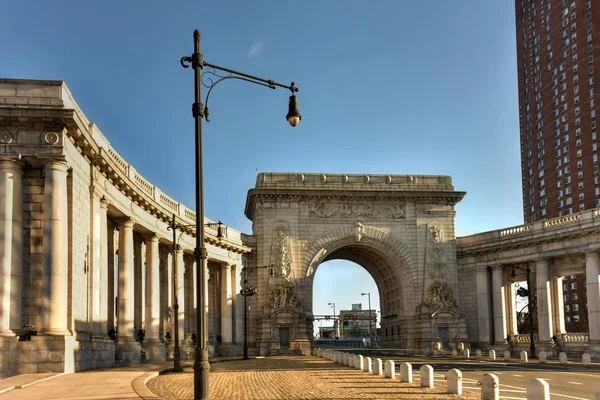 Manhattan Bridge Arch - New York, USA — Stock Photo, Image