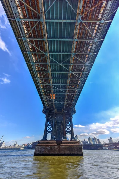 Manhattan bridge widok — Zdjęcie stockowe