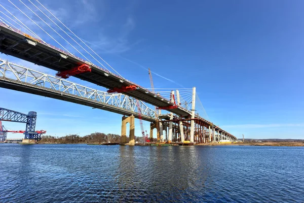 GOETHALS Bridge från New Jersey — Stockfoto