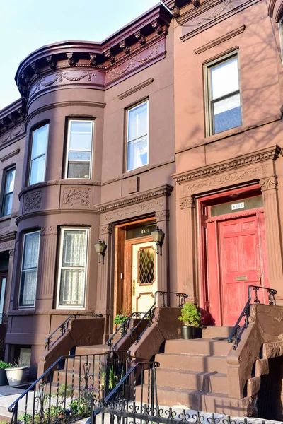 Brooklyn Brownstones - New York City — Stockfoto