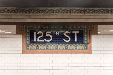 125 street metro istasyonu - Nyc