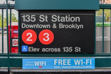 135 street metro istasyonu - Nyc