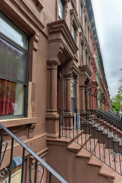 Harlem Brownstones - New York City — Stockfoto