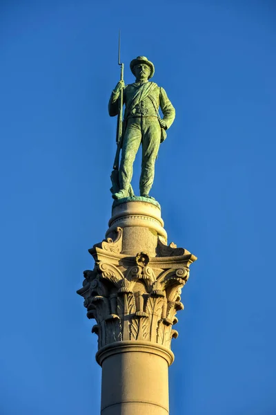 Памятник солдатам и морякам Конфедерации — стоковое фото