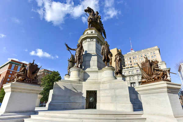 ワシントン乗馬記念碑 - バージニア州リッチモンド — ストック写真