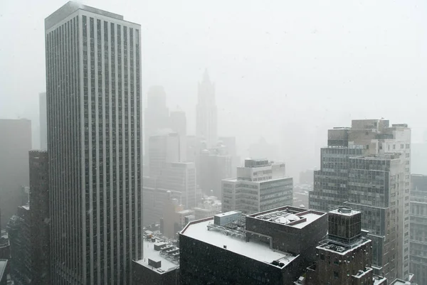 New York City Snowstorm — Stock Photo, Image