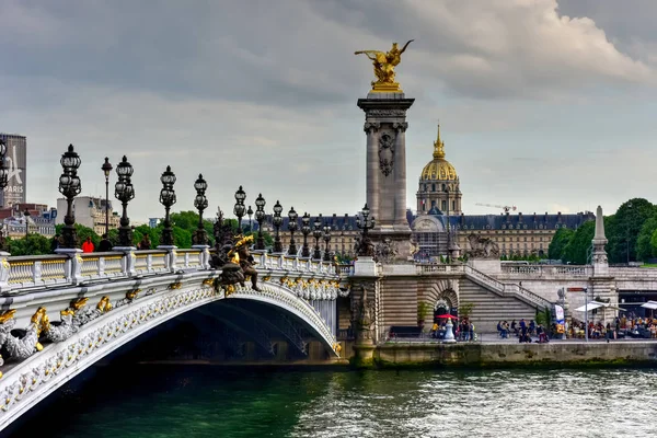 Pont Alexandre III - Paryż, Francja — Zdjęcie stockowe