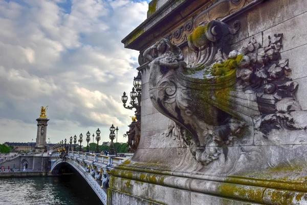 Pont Alexandre III - Paryż, Francja — Zdjęcie stockowe