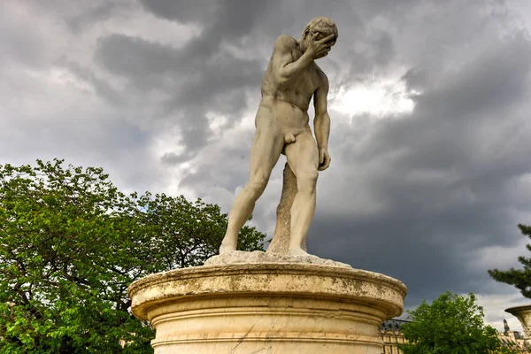 Tuileries zahrady - Paříž, Francie — Stock fotografie