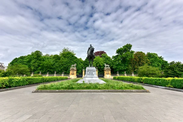 Estatua de Leopoldo II - Bruselas, Bélgica —  Fotos de Stock