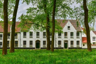 Prens Beguinage on Wijngaerde Bruges Belçika