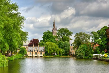 Minnewaterpark - Bruges, Belçika