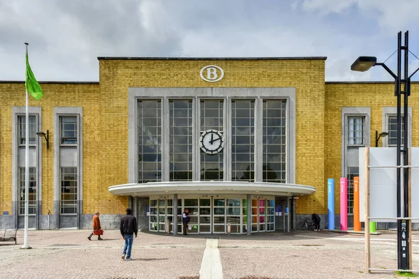 Brugge principal Estação Ferroviária — Fotografia de Stock