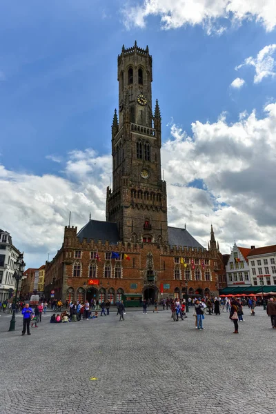 Çan kulesi - Bruges, Belçika — Stok fotoğraf