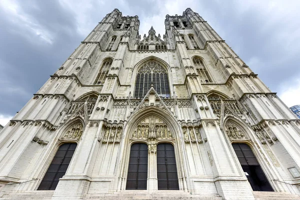 Cathedral of St. Michael and St. Gudula — Stock Photo, Image