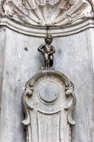 Manneken Pis in Brussels, Belgium — Stock Photo, Image