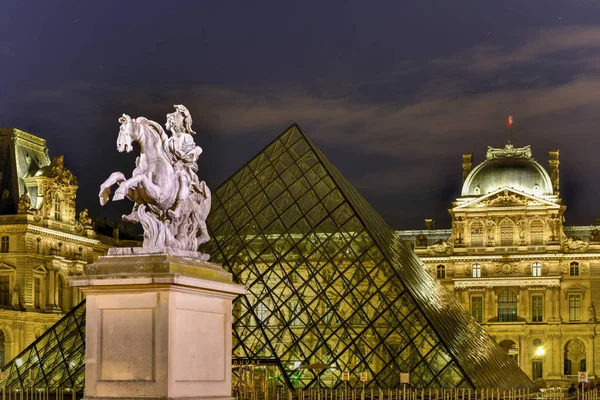 Rey Luis XIV París, Francia — Foto de Stock