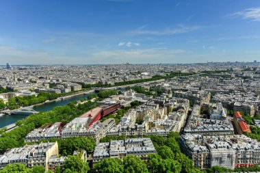 Paris, Fransa 'nın havadan görünüşü
