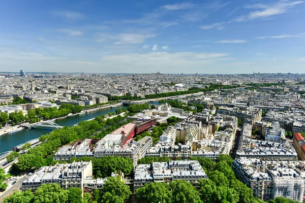 Paris, Fransa 'nın havadan görünüşü — Stok fotoğraf