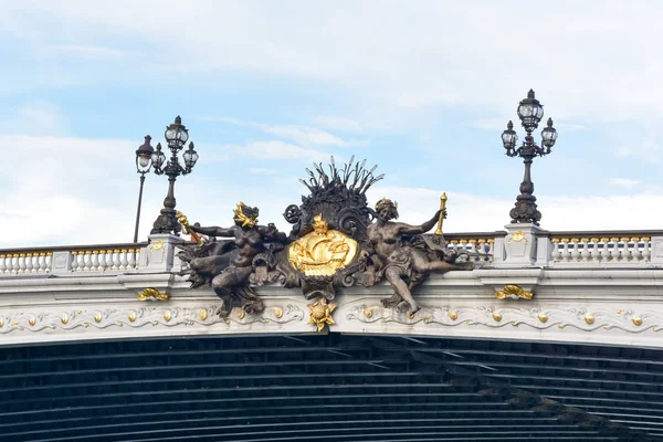 Ponte Alexandre III - Paris, França — Fotografia de Stock